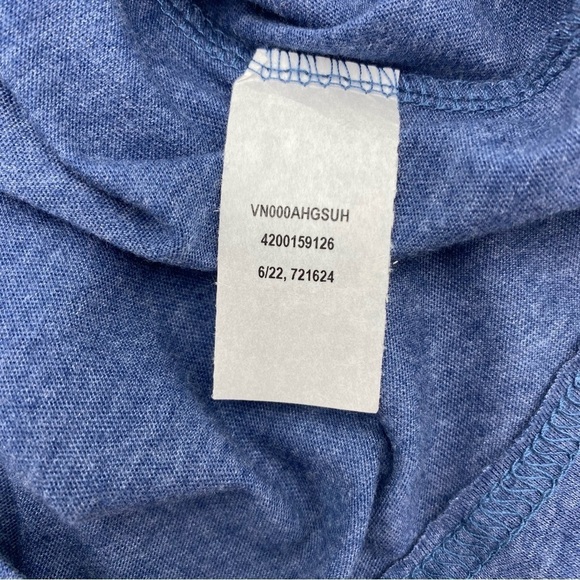 Vans Boys Shirt Medium Long Sleeve Blue - Picture 4 of 7